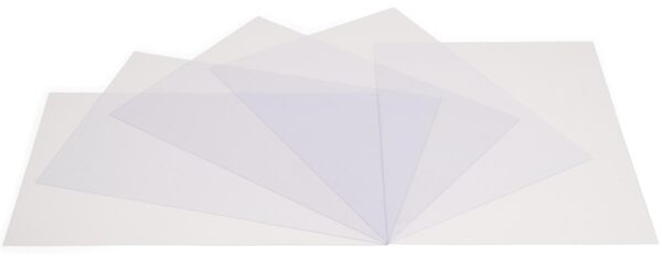 Pergamy omslagen uit transparante PVC ft A4, 300 micron, pak van 100 stuks - Afbeelding 2