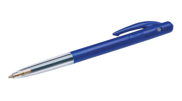 Bic balpen M10 Clic, 0,4 mm, medium punt, blauw - Afbeelding 2