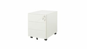 Ladeblok wit 3 laden, 42 x 58 x 53,5 cm (bxdxh)