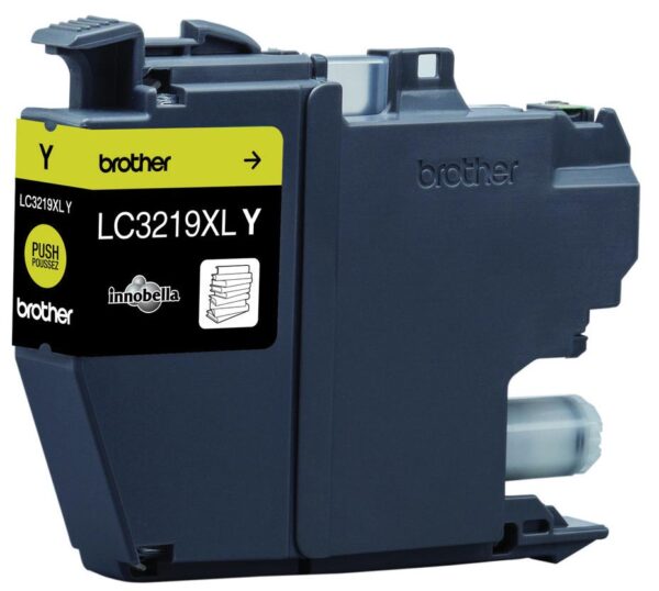 Brother inktcartridge, 1.500 pagina's, OEM LC-3219XLY, geel - Afbeelding 2