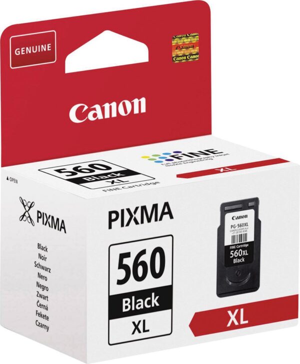 Canon inktcartridge PG-560XL, 400 pagina's, OEM 3712C001, zwart - Afbeelding 2