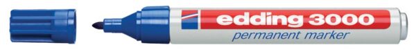 Edding permanent marker 3000 blauw