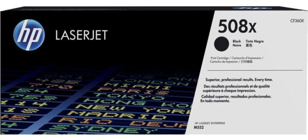 HP toner 508X, 12 500 pagina's, OEM CF360X, zwart