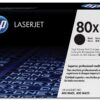 HP toner 80X, 6 900 pagina's, OEM CF280X, zwart