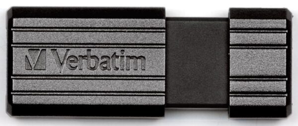 Verbatim PinStripe USB 2.0 stick, 8 GB, zwart
